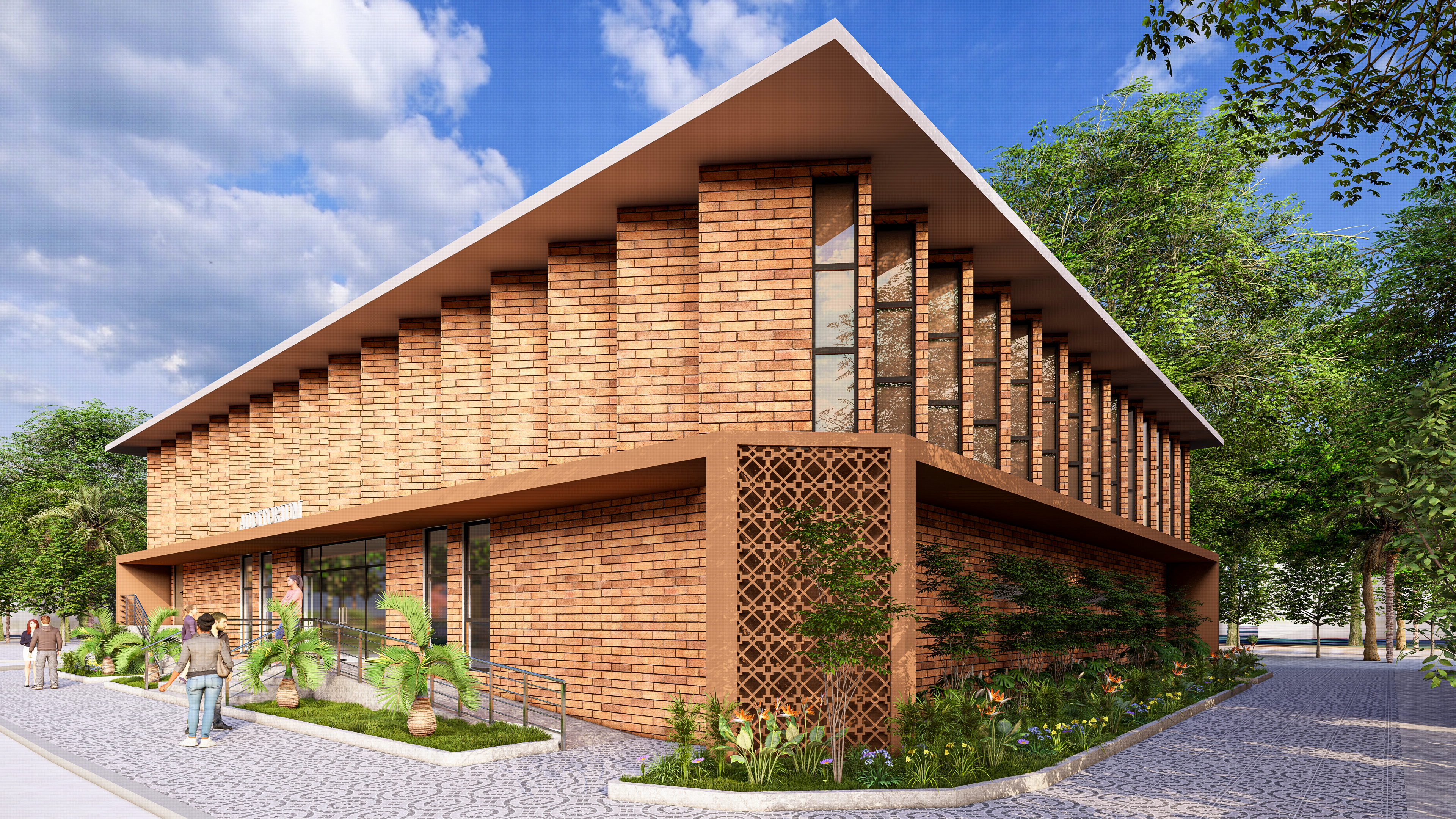 MGIRI Auditorium — Sustainable Building Design